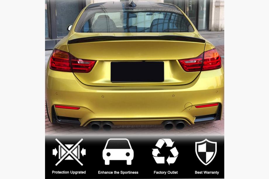 BMW 4 Series F32/F33/F36 2012-2020 Heckstoßstangenaufsätze Flap V1 (für F82/F83, Carbon) Foto 3