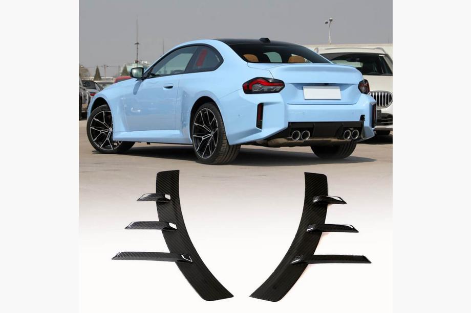 BMW 2 Series G42 2021- Heckstoßstangen Diffusor Carbon Fiber V4 (für G87) Image