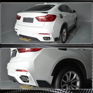 Heckstoßstangenabdeckungen Flap (für M-Sport, Carbon) BMW X6 F16 2014-2019 Foto 3