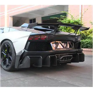 Heckstoßstangenabdeckung Carbon Lamborghini Aventador 2011-2022 Foto 2
