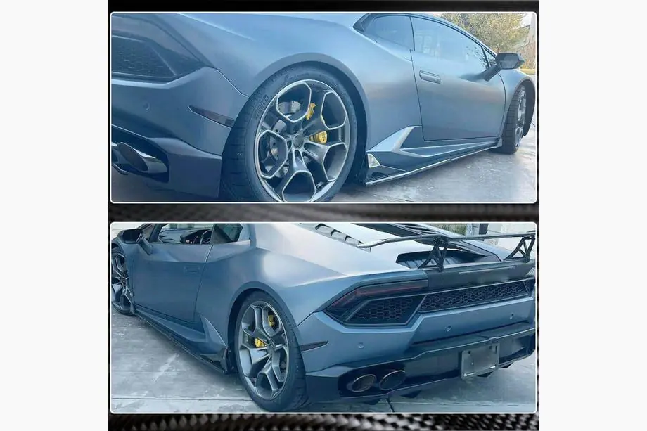 Lamborghini Huracan 2014- Einstiegsleisten Abdeckungen (Carbon) Foto 5