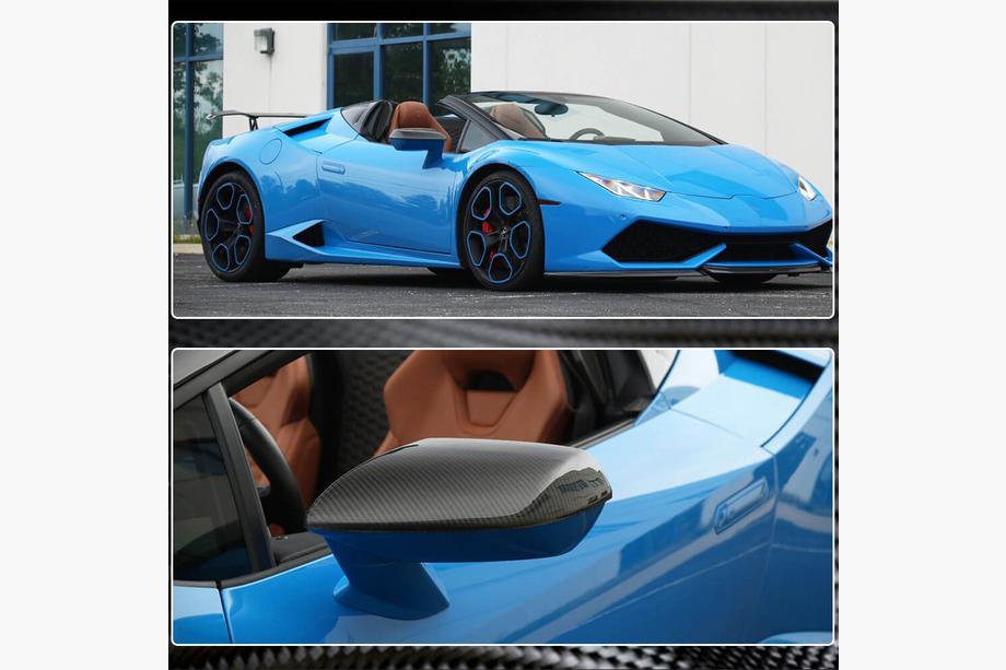 Lamborghini Huracan 2014- Carbon Spiegelabdeckungen Foto 4