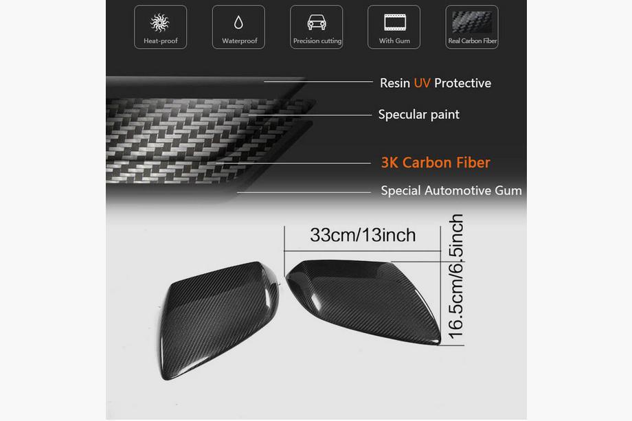 Lamborghini Huracan 2014- Carbon Spiegelabdeckungen Foto 5