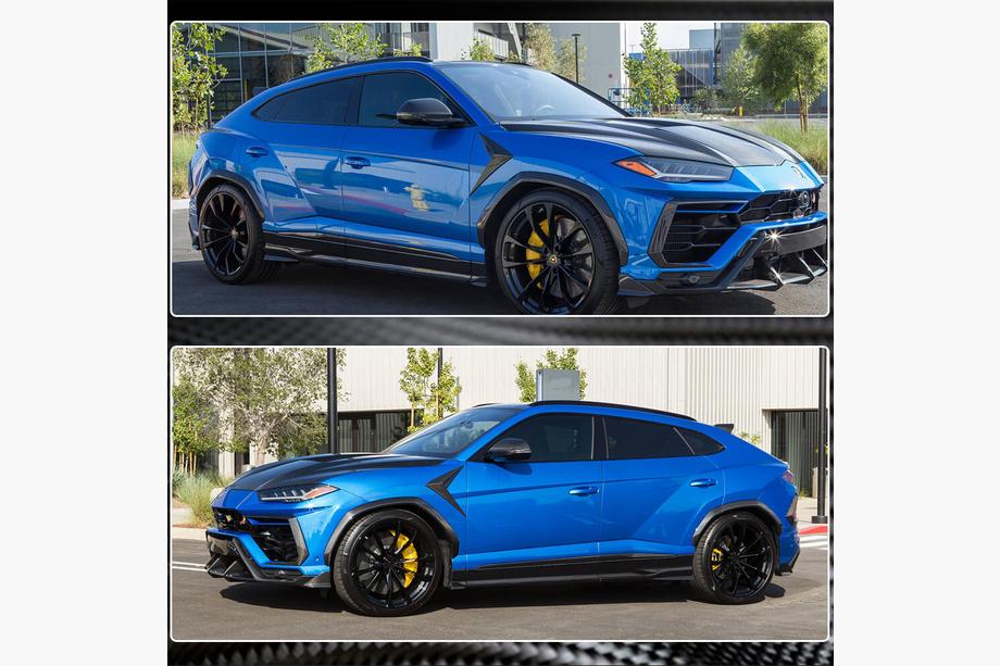 Lamborghini Urus 2018- Kotflügelaufsätze V1 (Dry Carbon) Foto 5