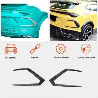 Heckstoßstangenabdeckungen (Dry Carbon) Lamborghini Urus 2018- Foto 4