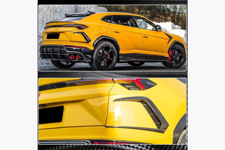 Lamborghini Urus 2018- Heckstoßstangenabdeckungen (Dry Carbon) Foto 7