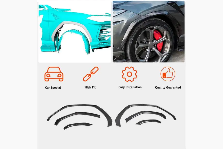 Lamborghini Urus 2018- Radlaufverkleidungen (Dry Carbon) Foto 2