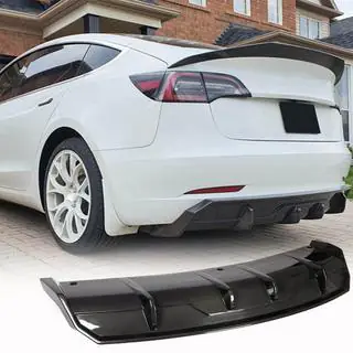 Heckdiffusor V1 (2017-2023, Carbon) Tesla Model 3 2017- Foto 1