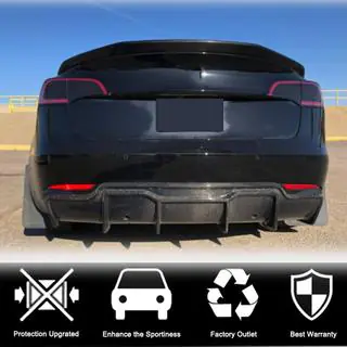 Heckdiffusor V1 (2017-2023, Carbon) Tesla Model 3 2017- Foto 4