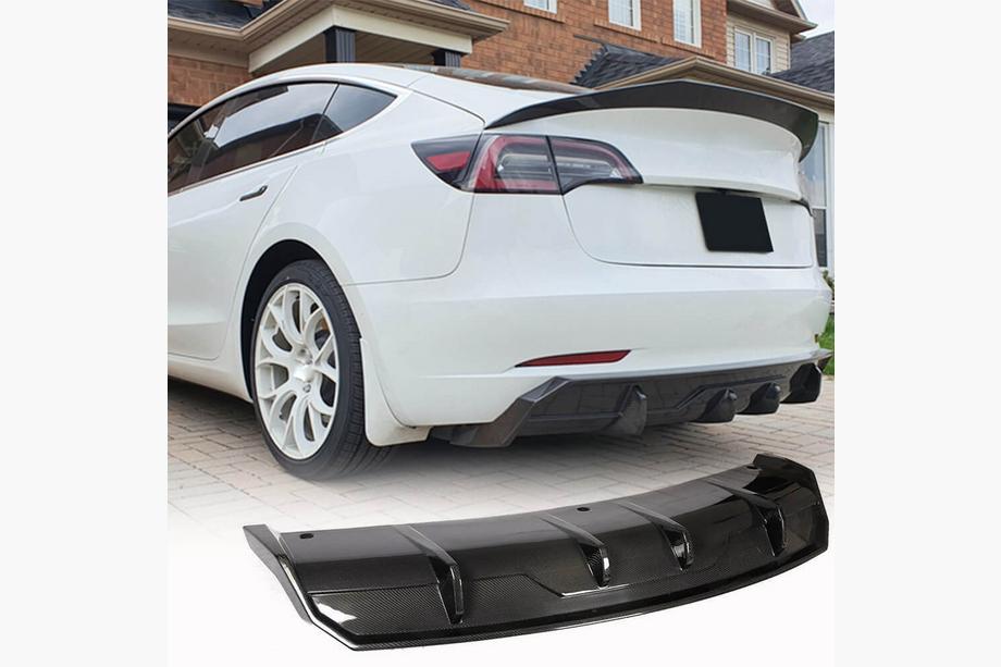 Tesla Model 3 2017- Heckdiffusor Carbon V2 (2016-2022) Image
