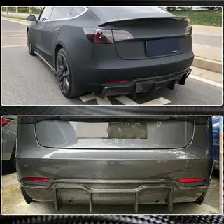 Heckdiffusor V2 (2017-2023, Carbon) Tesla Model 3 2017- Foto 3
