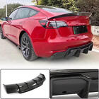 Tesla Model 3 2017- Heckstoßstangendiffusor FRP V5 (2016-2022) Foto 1
