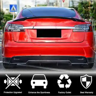 Heckdiffusor V2 (2016-2021, Carbon) Tesla Model S 2012– Foto 2