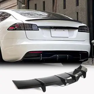 Heckdiffusor für Plaid 2021+ (Carbon) Tesla Model S 2012– Foto 1