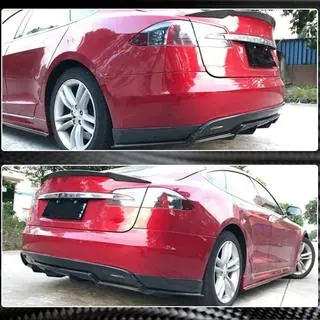 Heckdiffusor V2 (2012-2016, Carbon) Tesla Model S 2012– Foto 4