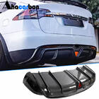 Tesla Model X 2015- Heckdiffusor für Plaid 2021-2025, Carbon Foto 1