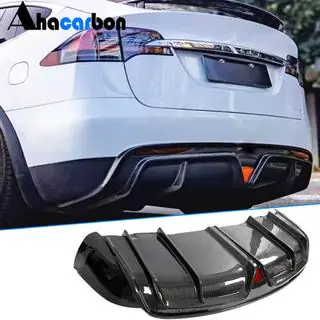 Heckdiffusor für Plaid 2021-2025, Carbon Tesla Model X 2015- Foto 1