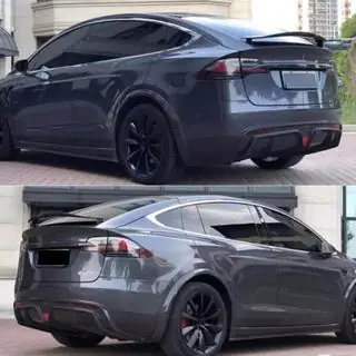 Heckdiffusor für Plaid 2021-2025, Carbon Tesla Model X 2015- Foto 3