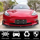 Tesla Model 3 2017- Frontlippe Lip V1 für Frontstoßstange (2017-2023, Carbon) Foto 2