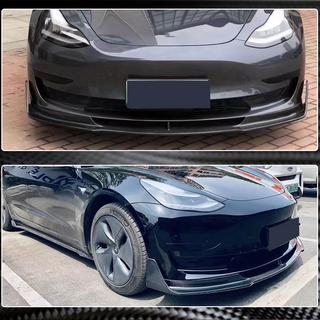 Frontlippe Lip V1 für Frontstoßstange (2017-2023, Carbon) Foto 3