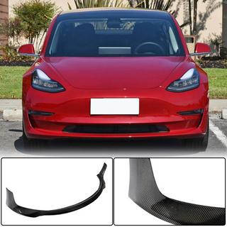 Frontlippe Lip V4 für Frontstoßstange (2017-2023, Carbon) Foto 1