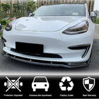 Tesla Model 3 2017- Frontlippe V5 für Stoßfänger (2017-2023, Carbon) Foto 2