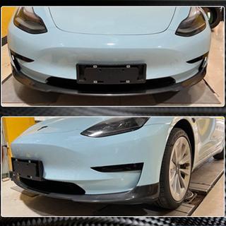 Frontlippe Stoßstange Lip V6 (2017-2023, Carbon) Foto 4