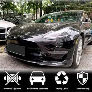 Frontlippe Lip V7 (2017-2023, Carbon) Tesla Model 3 2017- Foto 2