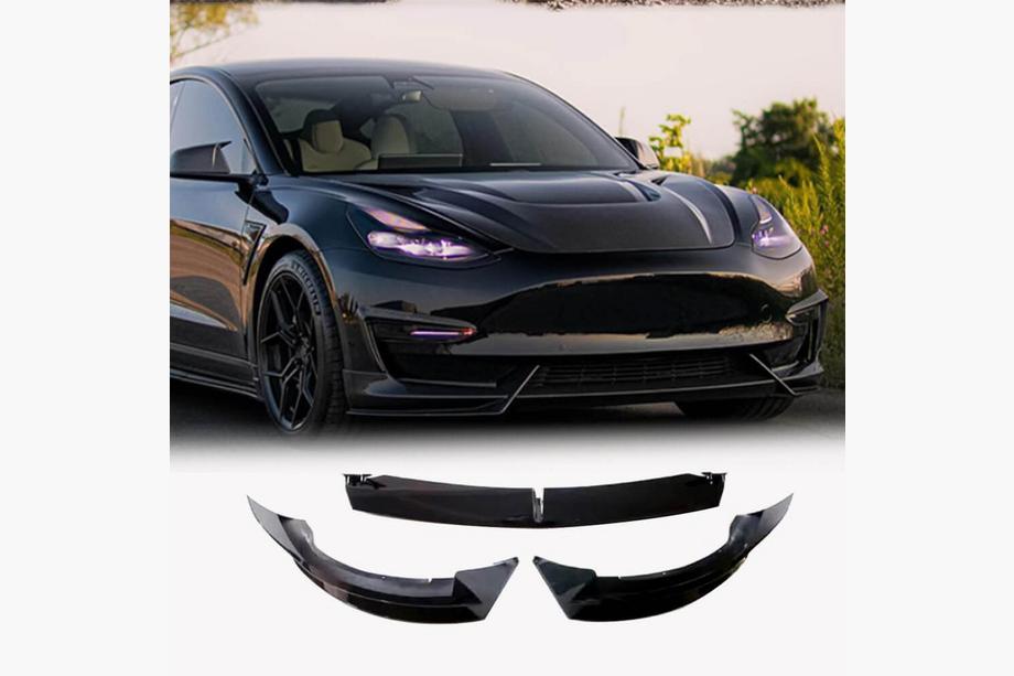 Tesla Model 3 2017- Frontstoßstangen Lippe ABS V9 (2017-2023) Image