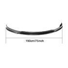Tesla Model S 2012– Frontlippe Lip V2 für Frontstoßstange (2012-2016, Carbon) Foto 6