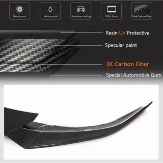 Frontstoßstangenlippe Lip V1 (2021+, Carbon) Tesla Model S 2012– Foto 3