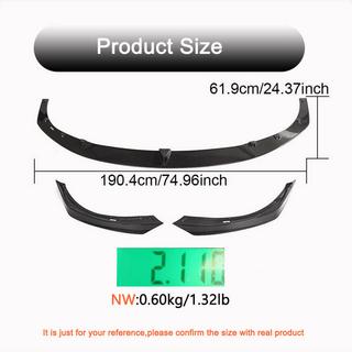 Frontlippe Lip V2 (2021+, Carbon) Foto 4
