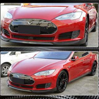 Frontlippe Lip V1 für Frontstoßstange (2012-2016, Carbon) Foto 2