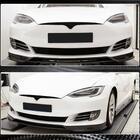 Tesla Model S 2012– Frontstoßstangen Lippe Aufsatz (2016-2021, Carbon) Foto 3
