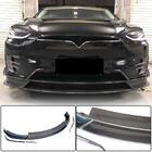 Tesla Model X 2015- Frontstoßstange Lippe Carbon V2 (2016-2020) Foto 1