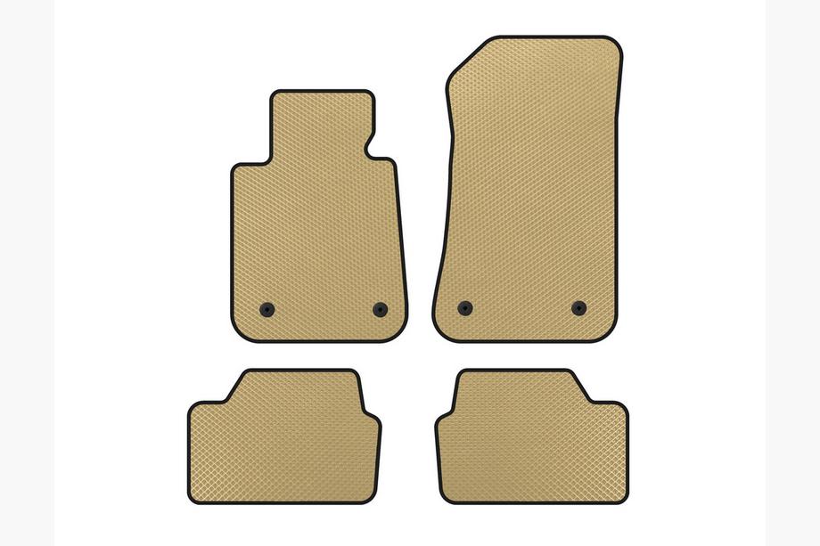 BMW 1 Series E81/E82/E87/E88 2004-2011 EVA Fußmatten (Beige) Image