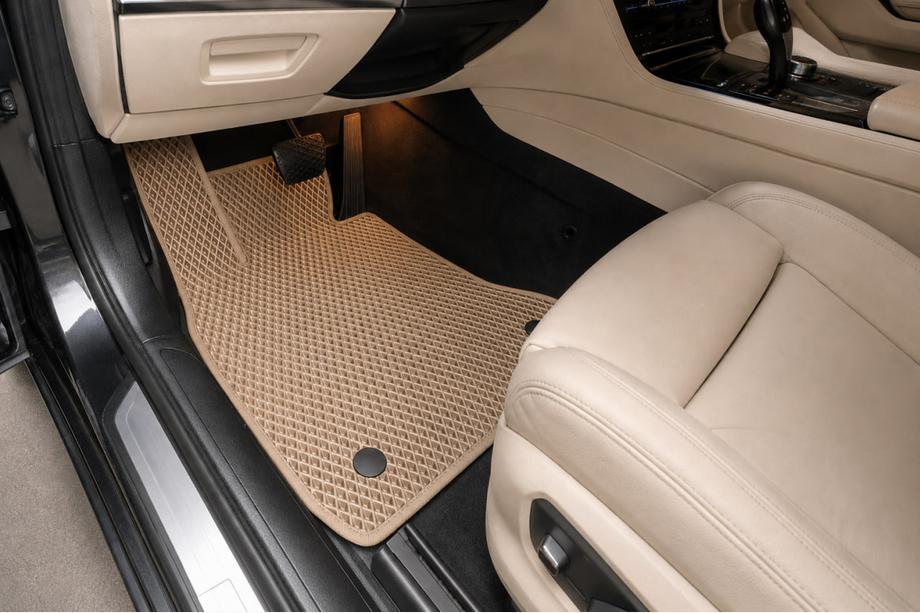 BMW 7 Series F01/F02 2008-2015 EVA Fußmatten (für F01, Beige) Image
