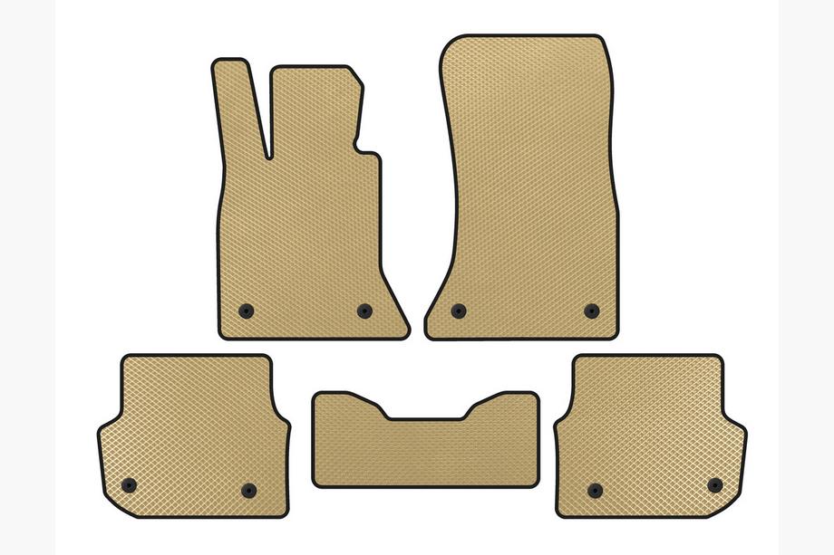 BMW 5 Series F10/F11 2010–2016 EVA Fußmatten (für F-11, Beige) Image