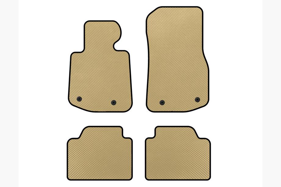 BMW 4 Series F32/F33/F36 2012-2020 EVA Fußmatten V2 (Beige) Image