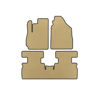 EVA Fußmatten (2 Reihen, Beige)