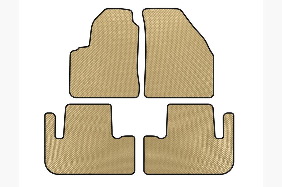 Chevrolet Tacuma/Rezzo 2000-2008 EVA Fußmatten (Beige) Image