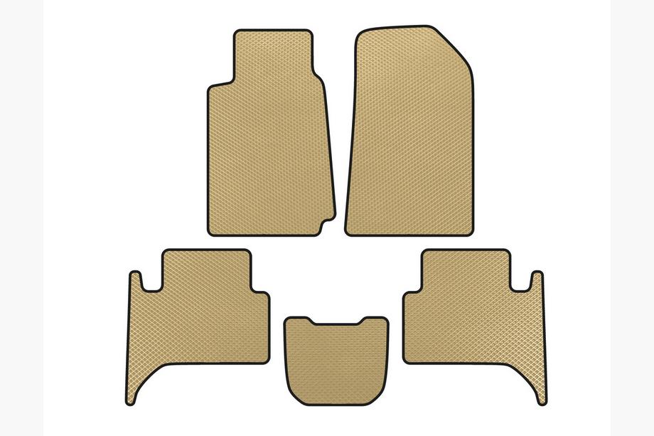 Chevrolet Trailblazer 2012-2019 EVA Fußmatten (2 Reihen, Beige) Image