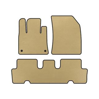 EVA Fußmatten V1 (2 Reihen, Beige) Citroen C-4 Picasso 2013–2022