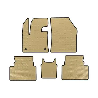EVA Fußmatten (Boden-Gaspedal, Beige)