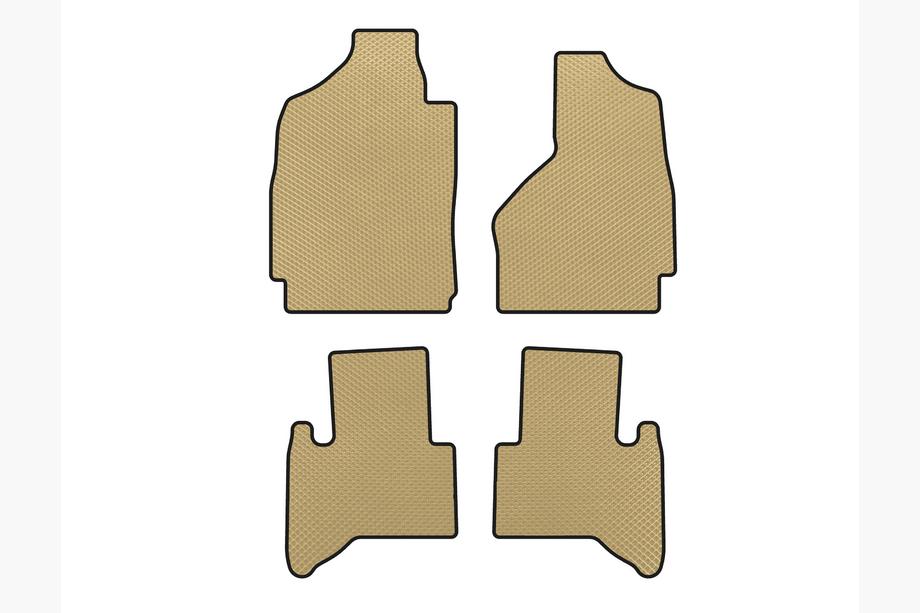 Dodge RAM (DR/DH/D1/DC/DM) 2002–2009 EVA Fußmatten (2002-2009, Beige) Image