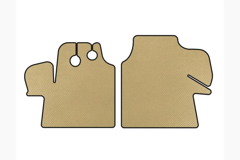 Fiat Ducato 1995-2006 EVA Fußmatten (2002-2006, Beige) Image
