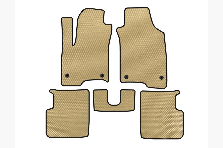 Fiat Panda 2011-2023 EVA Fußmatten (Beige) Image