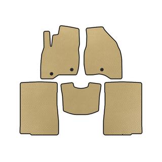 EVA Fußmatten (2015-2017, 2 Reihen, 7-Sitzer, Beige)
