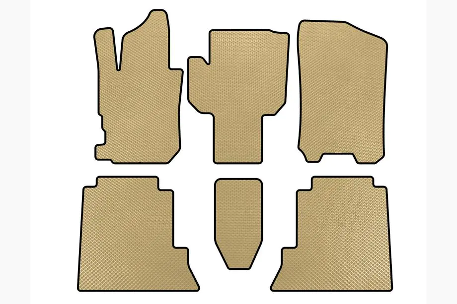 Honda FR-V 2004-2009 EVA Fußmatten (Beige) Image