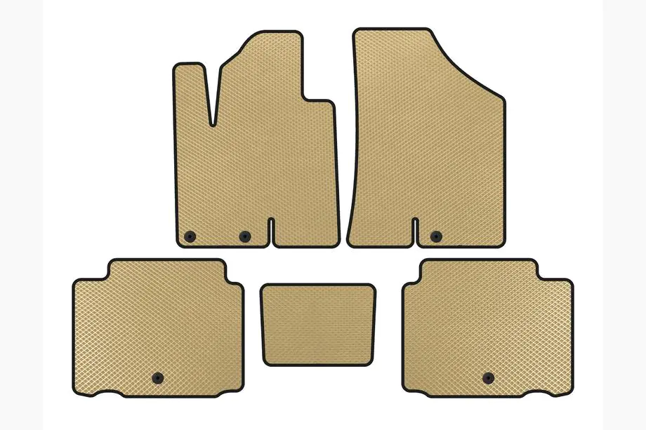 Hyundai IX55 2007-2012 EVA Fußmatten (Beige) Image